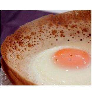 Perfect Egg Hopper; soft-boiled in the middle but with crispy edges